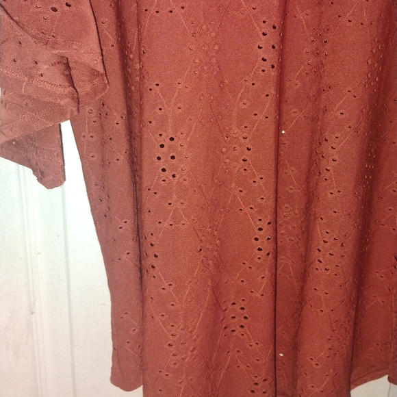 Ruby Rd. Women's Rust Blouse - Picture 4 of 9